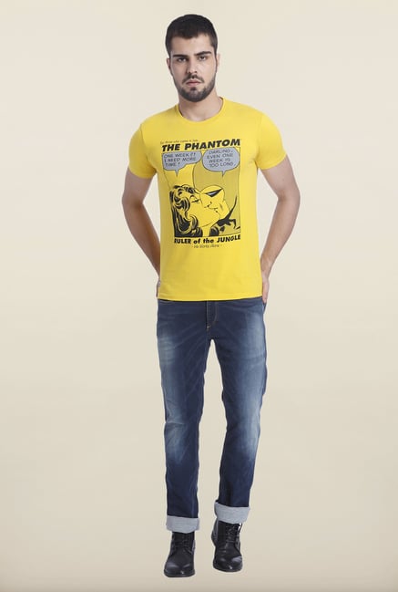 Jack & Jones Sulphur Printed T Shirt Jack & Jones Sulphur Printed T Shirt