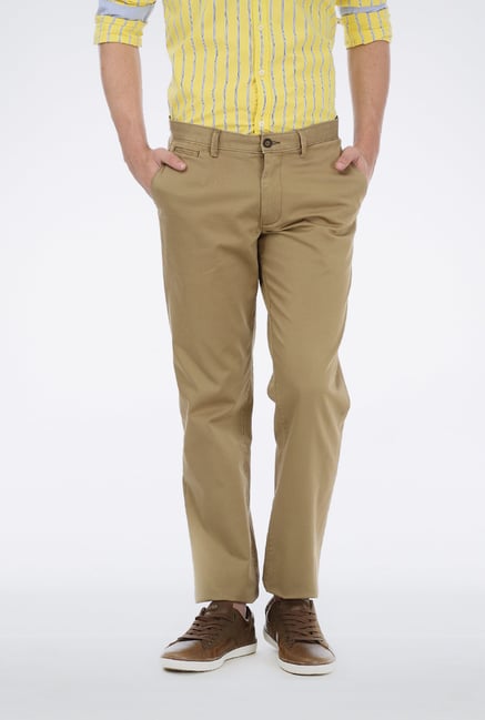 Basics Khaki Slim Fit Trouser Basics Khaki Slim Fit Trouser