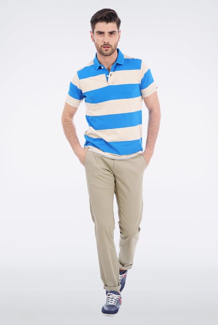 Basics Light Grey Casual Trouser Basics Light Grey Casual Trouser