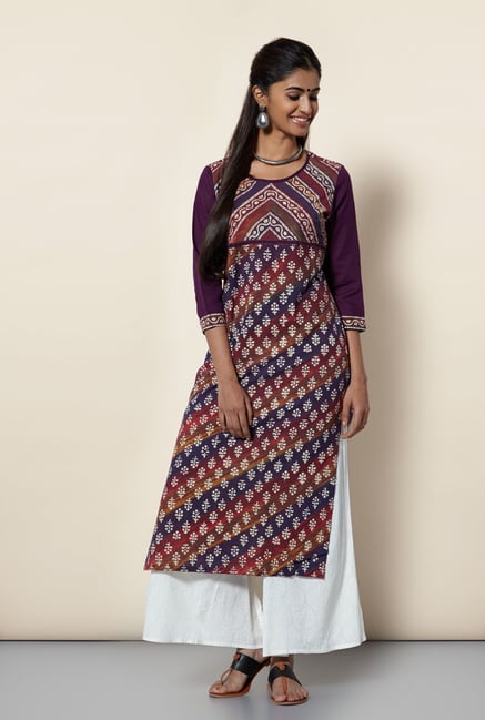 Okhai Multicolor Printed Kurta Okhai Multicolor Printed Kurta