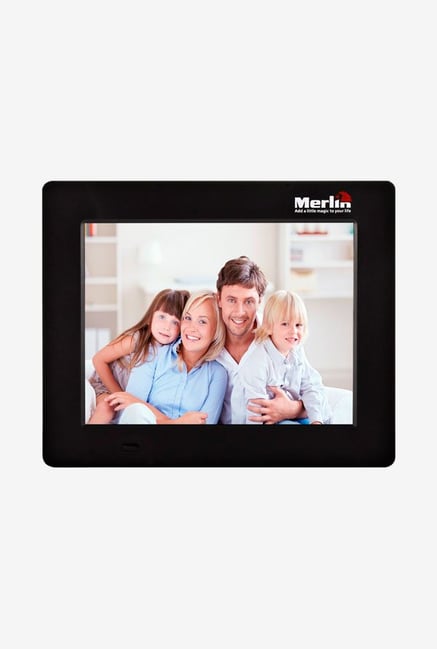 Merlin 8 Inch Digital Photo Frame Black Merlin 8 Inch Digital Photo Frame Black