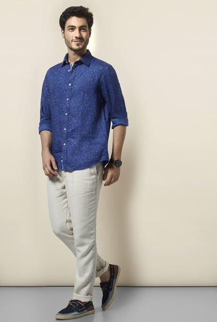 celio* Marine Floral Slim Fit Shirt celio* Marine Floral Slim Fit Shirt