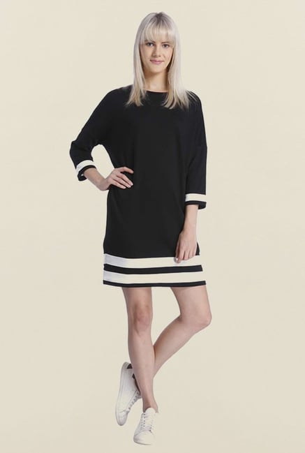 Vero Moda Black Striped Dress Vero Moda Black Striped Dress