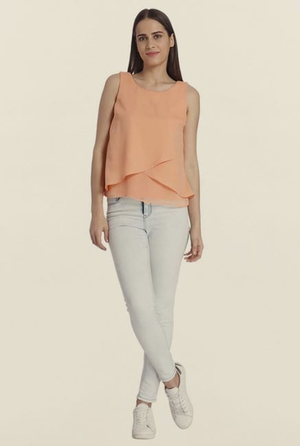 Vero Moda Pink Solid Top Vero Moda Pink Solid Top