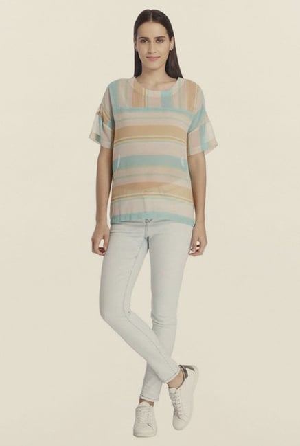 Vero Moda Multicolor Striped Top Vero Moda Multicolor Striped Top