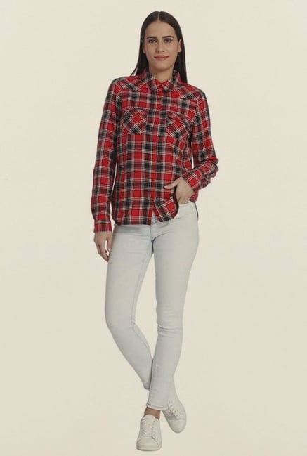 Vero Moda Ski Patrol Checks Shirt Vero Moda Ski Patrol Checks Shirt