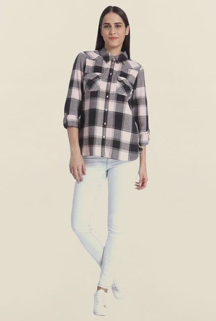 Vero Moda Pearl Checks Shirt Vero Moda Pearl Checks Shirt