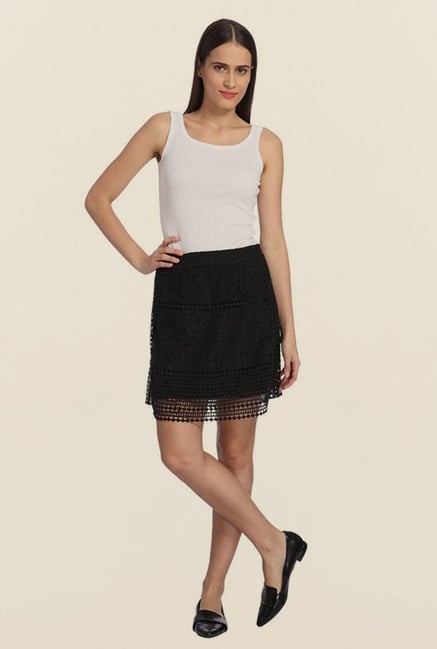 Vero Moda Black Lace Skirt Vero Moda Black Lace Skirt