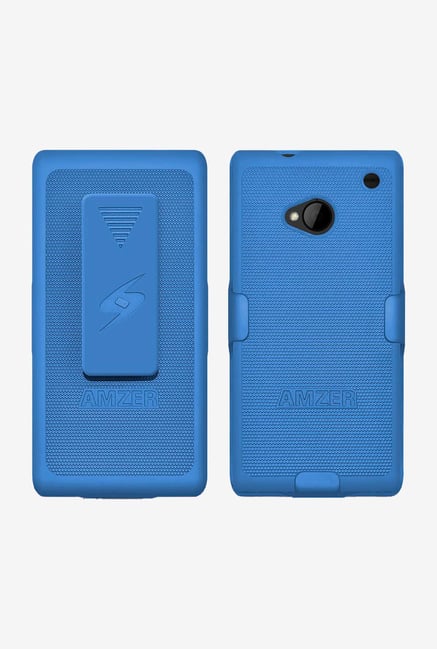 Amzer Shellster Shell Case Blue for HTC One M7 Amzer Shellster Shell Case Blue for HTC One M7