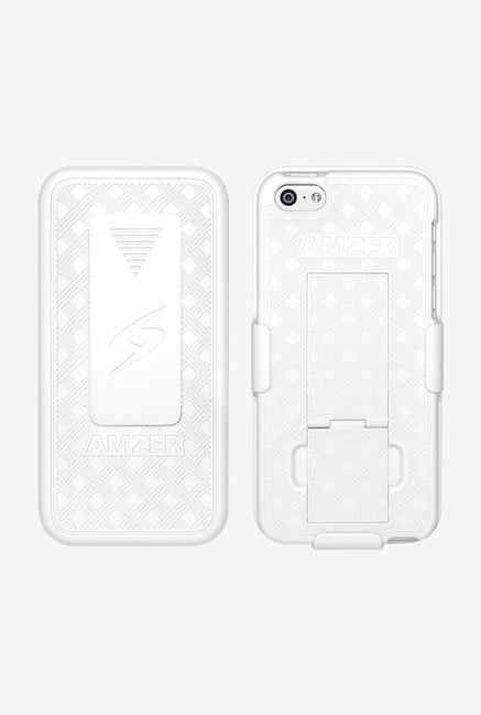 Amzer Shellster Case with Kickstand White for iPhone 5 Amzer Shellster Case with Kickstand White for iPhone 5