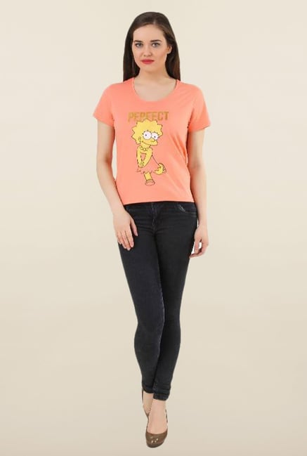 The Simpsons Coral Cotton Top The Simpsons Coral Cotton Top