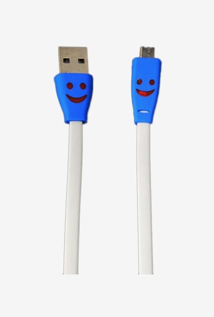 Callmate Flat Micro USB Data & Charging Cable White Callmate Flat Micro USB Data & Charging Cable White