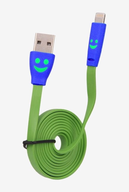 Callmate Flat Micro USB Data & Charging Cable Green Callmate Flat Micro USB Data & Charging Cable Green