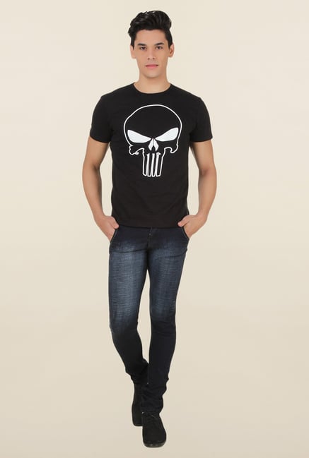 Marvel Comics Black Crew Neck T Shirt Marvel Comics Black Crew Neck T Shirt