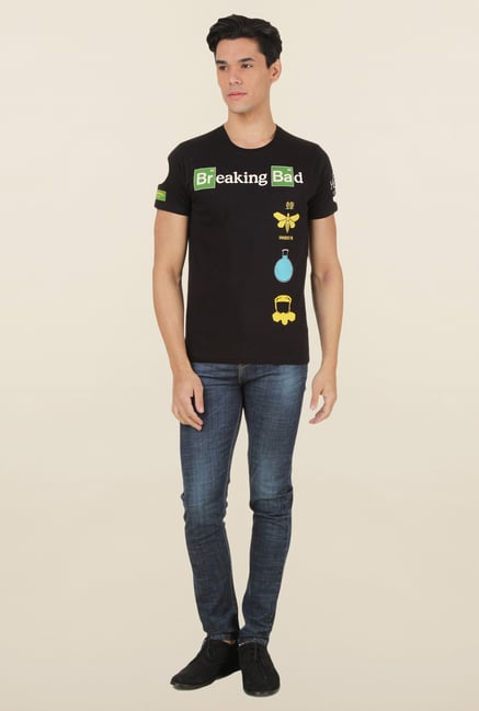 Breaking Bad Black Printed T Shirt Breaking Bad Black Printed T Shirt
