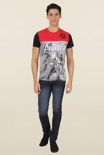 Avengers Black Printed T Shirt Avengers Black Printed T Shirt