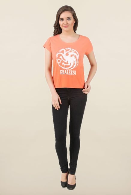 Game of Thrones Coral Printed Top Game of Thrones Coral Printed Top
