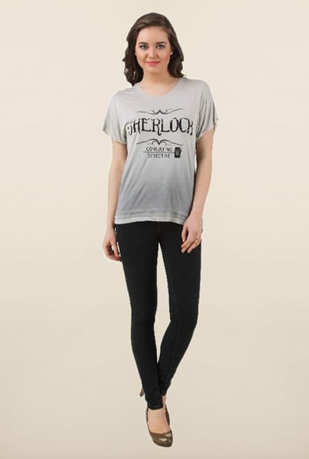 Sherlock Grey Ombre Top Sherlock Grey Ombre Top