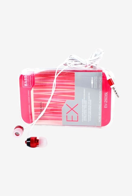 Callmate HFMNMICRD Stereo Headphone with Mic Red Callmate HFMNMICRD Stereo Headphone with Mic Red