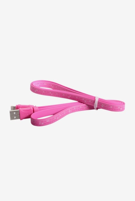 Callmate Data & Charging Ruler Cable for IPhone 5 Pink Callmate Data & Charging Ruler Cable for IPhone 5 Pink