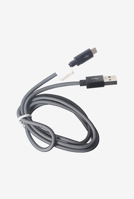 Callmate Fish Net Metal Micro USB Data & Charging Cable Black Callmate Fish Net Metal Micro USB Data & Charging Cable Black