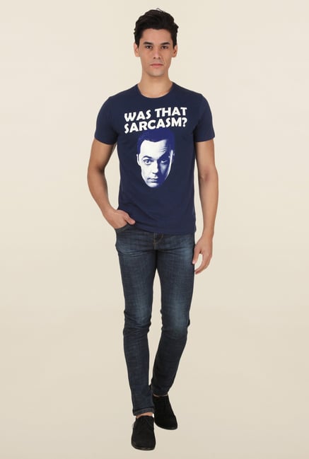 The Big Bang Theory Navy T Shirt The Big Bang Theory Navy T Shirt
