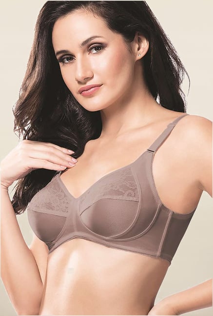 Amante Mushroom Wirefree Non Padded Bra Amante Mushroom Wirefree Non Padded Bra