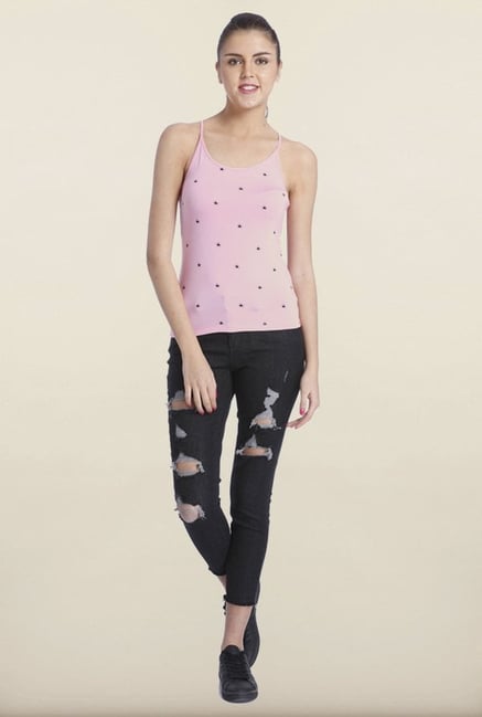 Only Prism Pink Printed Top Only Prism Pink Printed Top