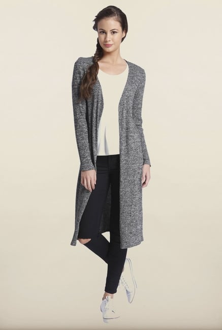 Only Dark Grey Cotton Shrug Only Dark Grey Cotton Shrug