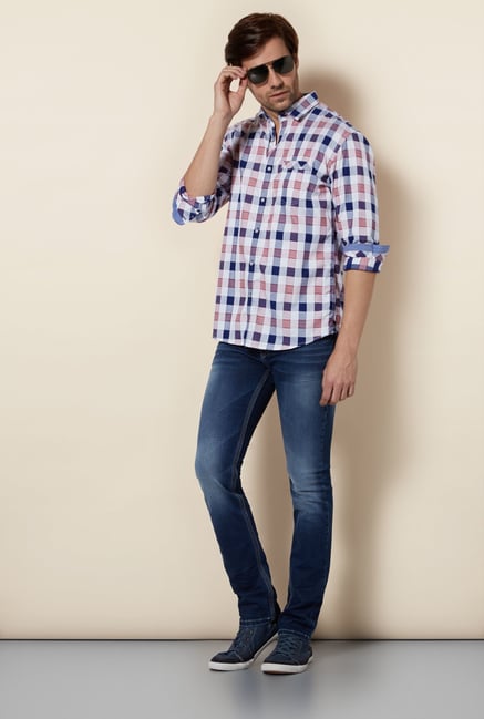 Killer Multicolor Slim Fit Casual Shirt Killer Multicolor Slim Fit Casual Shirt