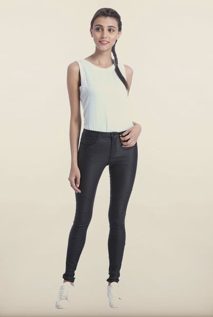 Only Black Skinny Fit Coated Jeans Only Black Skinny Fit Coated Jeans