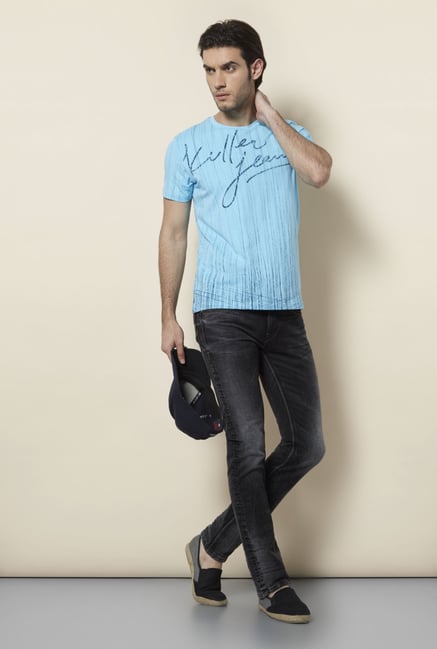 Killer Light Blue Richie T Shirt Killer Light Blue Richie T Shirt