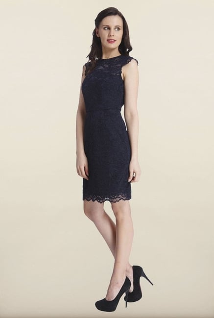 Only Navy Lace Dress Only Navy Lace Dress