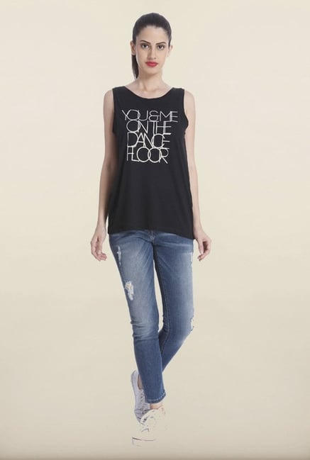 Only Black Printed T-Shirt Only Black Printed T-Shirt