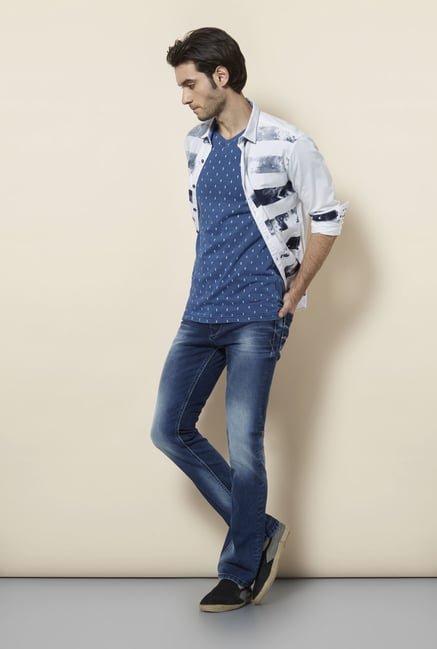 Killer Mid Indigo Bob T Shirt Killer Mid Indigo Bob T Shirt