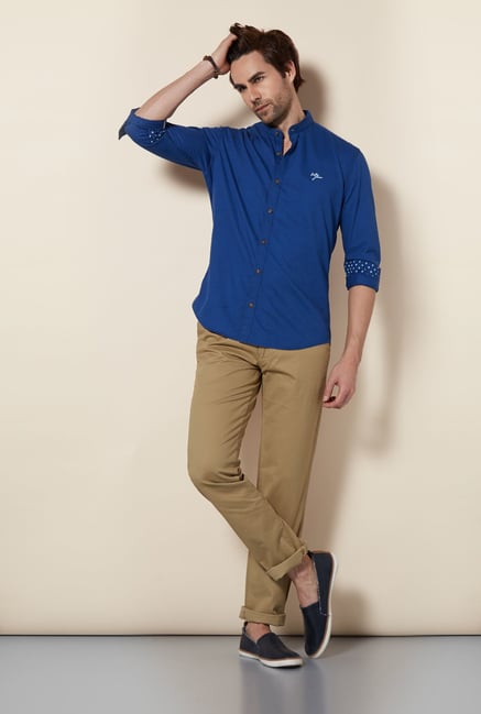Killer Blue Spectrum Casual Shirt Killer Blue Spectrum Casual Shirt