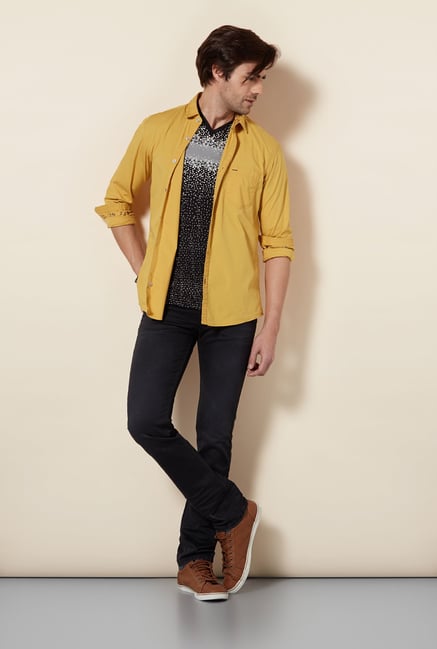 Killer Beige Slim Fit Casual Shirt Killer Beige Slim Fit Casual Shirt