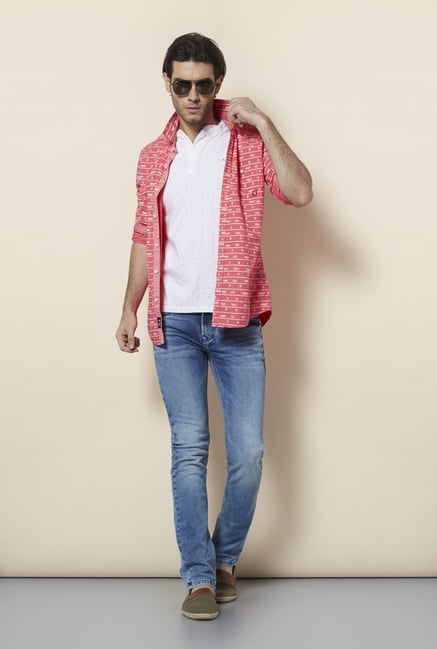 Killer Coral Printed Casual Shirt Killer Coral Printed Casual Shirt