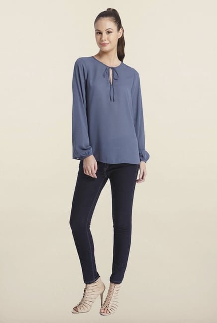 Only Vintage Indigo Solid Top Only Vintage Indigo Solid Top