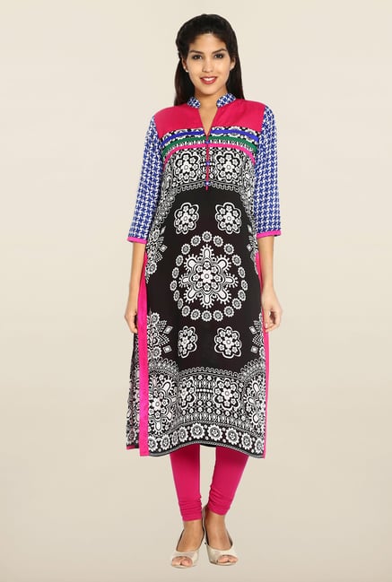 Soch Multicolor Floral Printed Kurta Soch Multicolor Floral Printed Kurta