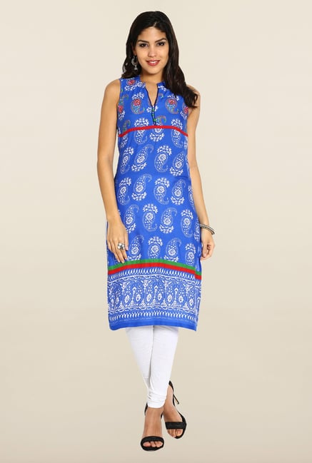 Soch Blue Embroidered Kurta Soch Blue Embroidered Kurta