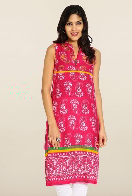 Soch Pink Embroidered Kurta Soch Pink Embroidered Kurta