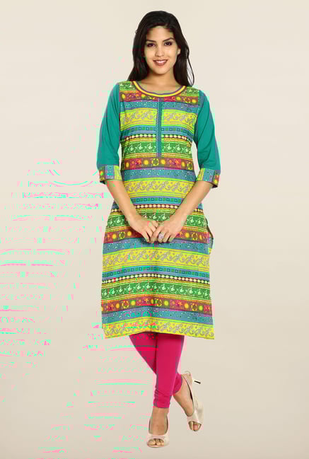 Soch Multicolor Cotton Kurta Soch Multicolor Cotton Kurta