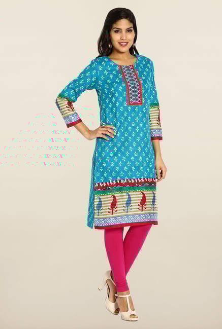 Soch Light Blue Cotton Kurta Soch Light Blue Cotton Kurta