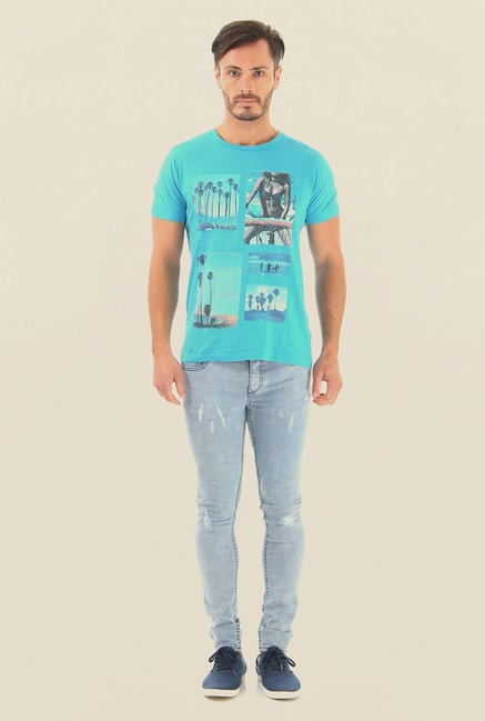Jack & Jones Blue Rinse Washed Jeans Jack & Jones Blue Rinse Washed Jeans