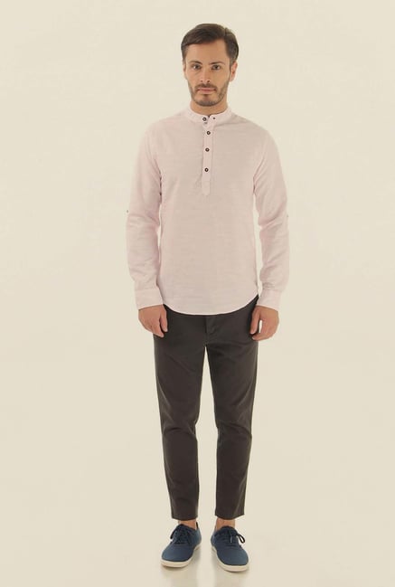 Jack & Jones Lavender Solid Casual Shirt Jack & Jones Lavender Solid Casual Shirt