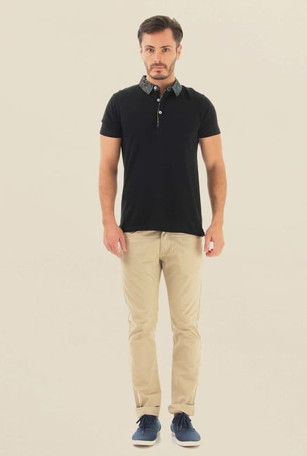 Jack & Jones Beige Cotton Chinos Jack & Jones Beige Cotton Chinos