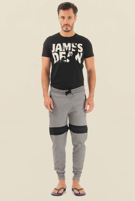 Jack & Jones Grey Solid Sweat Pants Jack & Jones Grey Solid Sweat Pants