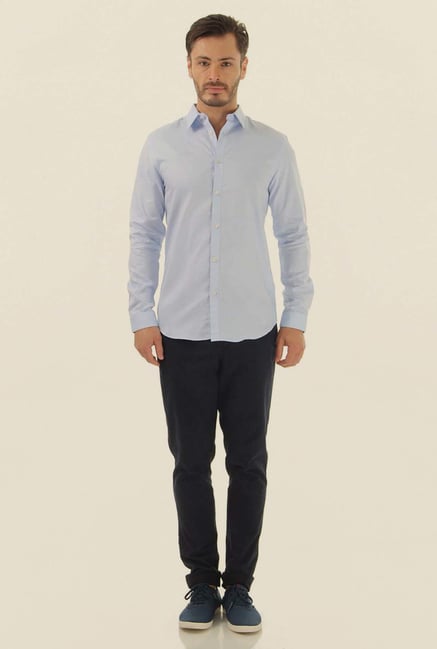 Jack & Jones Light Blue Casual Shirt Jack & Jones Light Blue Casual Shirt