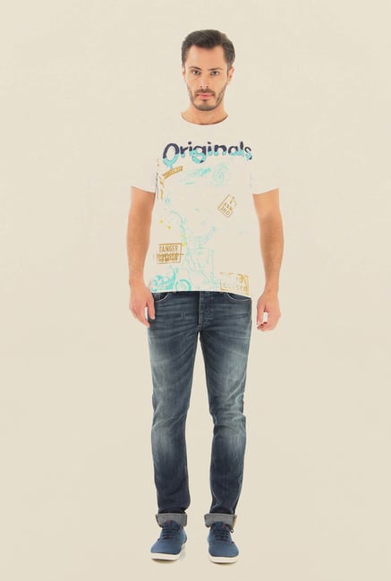 Jack & Jones Blue Low Rise Jeans Jack & Jones Blue Low Rise Jeans